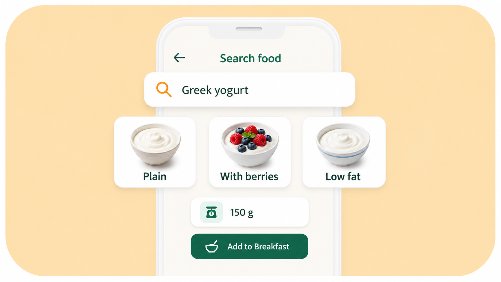 Food search demo