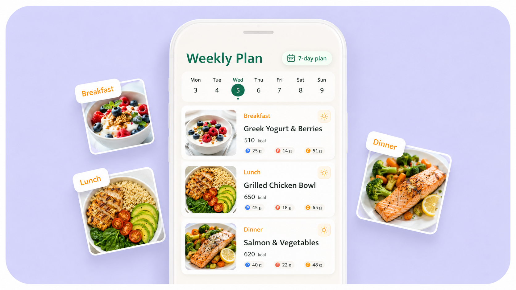 Weekly plan demo